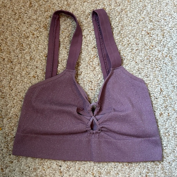 Out From Under, Urban Outfitters Womens’s M/L Purple Shimmer Bralette Top - Picture 1 of 5